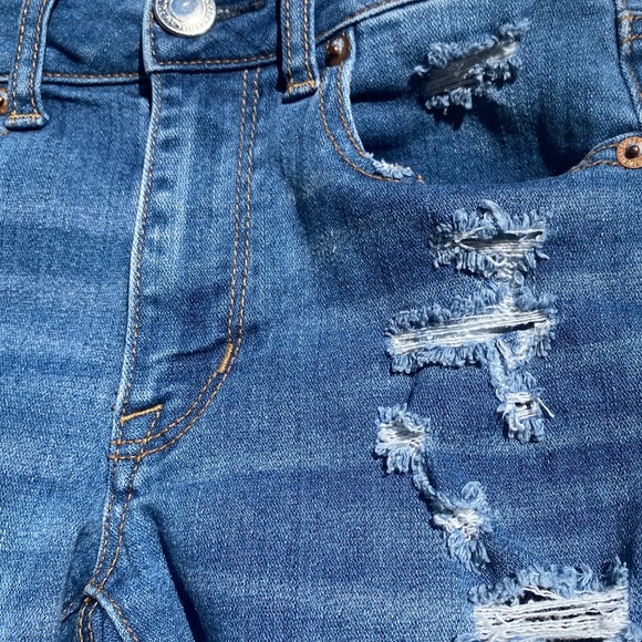 American Eagle Outfitters Hi-Rise Shortie super stretch denim 00 - Picture 5 of 16